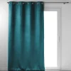 RIDEAU OEILLETS OCCULTANT 135X240CM VELOURS ANTHEA PETROLE