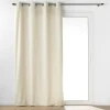 RIDEAU OEILLETS 140X240CM BOUCLETTE UNIE WOOLY NATUREL