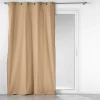 RIDEAU OEILLETS 140X240CM COTON UNI MISTRALINE LIN
