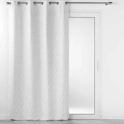 RIDEAU OEILLETS 140X260CM JACQUARD BALISTA