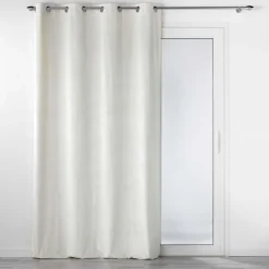 RIDEAU OEILLETS 140X240CM OCCULTANT RELIEF ANALIA NATUREL