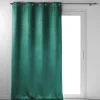 RIDEAU OEILLETS 135X240CM OCCULTANT VELOURS ANTHEA VERT