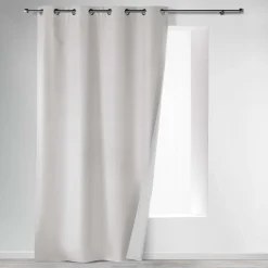 RIDEAU OEILLETS 140X260CM THERMIQUE ICEMOUNT NATUREL