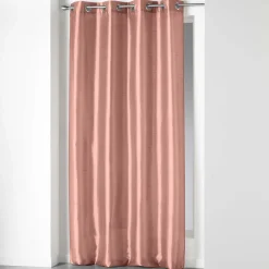 RIDEAU OEILLETS 140X240CM UNI SHANA ROSE POUDRE
