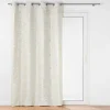 RIDEAU OEILLETS 140X260CM VELOURS METAL MARIUS