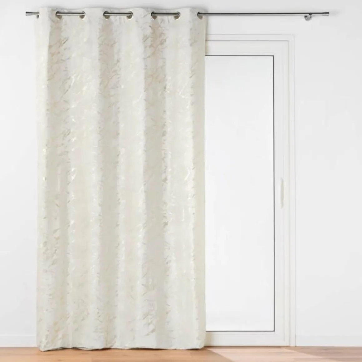 RIDEAU OEILLETS 140X260CM VELOURS METAL MARIUS