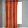 RIDEAU OEILLETS 140X240CM VELOURS UNI VELVETINE TERRACOTTA