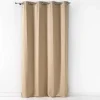 RIDEAU OEILLET 140X240CM SUEDE UNI SULTANE SABLE