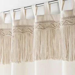 RIDEAU PASSANTS 140X240CM UNI MACRAME SAMAYA