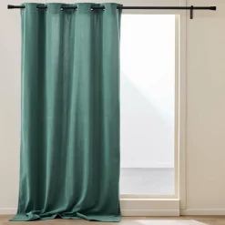 RIDEAU 140X260CM VELOURS COTELE POLAIRE MADISON SAUGE