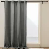 RIDEAU 140X260CM VELOURS COTELE POLAIRE MADISON ANTHRACITE