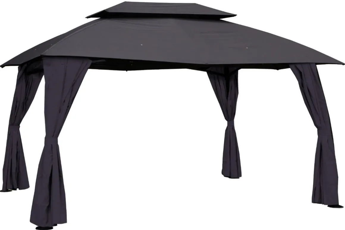 RIDEAUX TONNELLE MALDIVES 4X3M ARDOISE