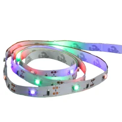 RUBAN LED 1M MULTICOLORE A PILES