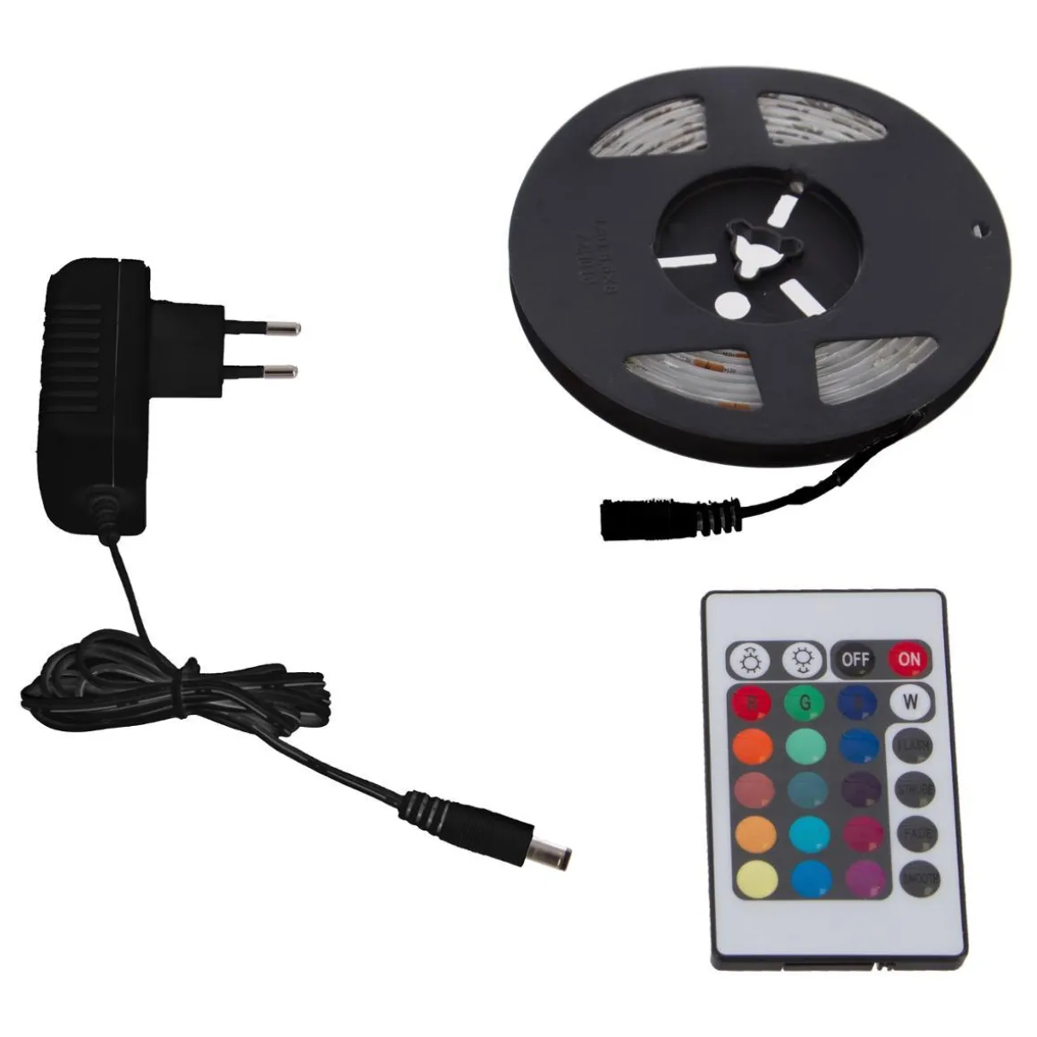 RUBAN LED MULTICOULEUR TELECOMMANDE 5M