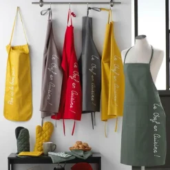 SAC A PAIN 28X70 CM COTON CUISTOT JAUNE