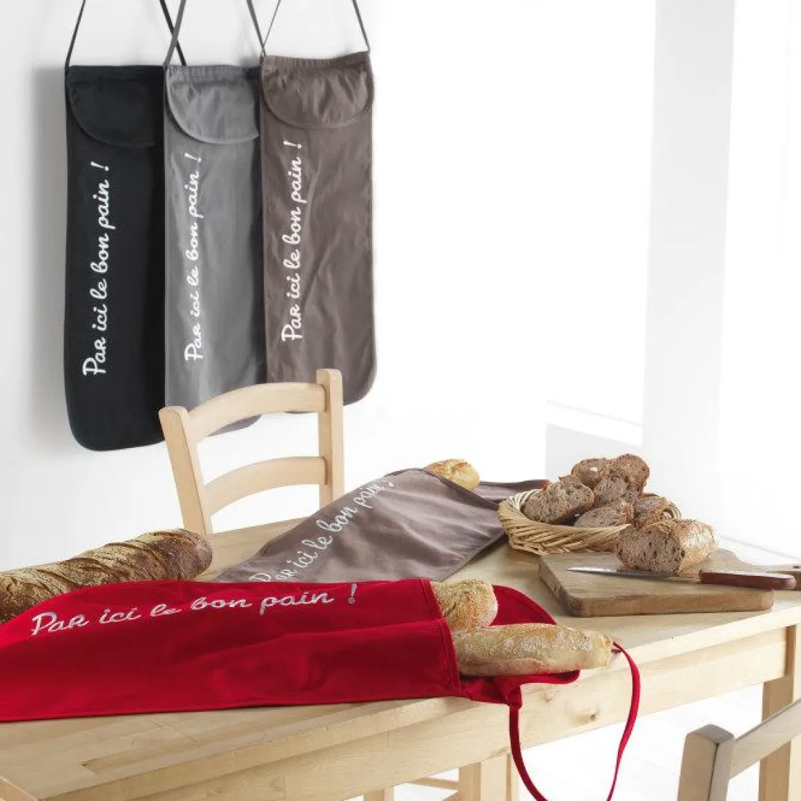 SAC A PAIN 28X70 CM COTON CUISTOT TAUPE