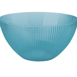 SALADIER RELIEF 3.7L BLEU D.25.5X13CM
