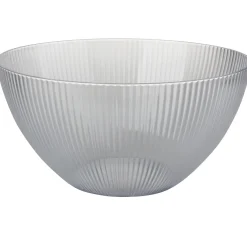 SALADIER RELIEF 3.7L TRANSPARENT D.25.5X13CM