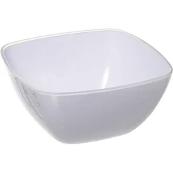 SALADIER SQUARE BLANC 25CM