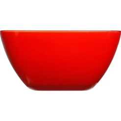 SALADIER SQUARE ROUGE 25CM
