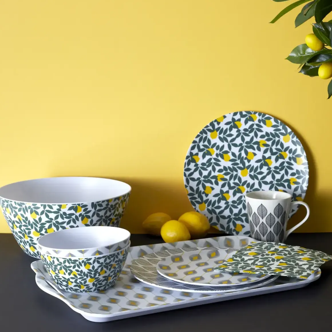 SALADIER ZESTE MELAMINE 25CM
