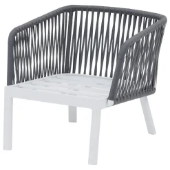 SALON BARCELONE MAILLE GRIS 4 PLACES