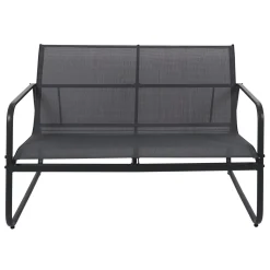 SALON JARDIN ESSENTIEL ANTHRACITE 4 PLACES