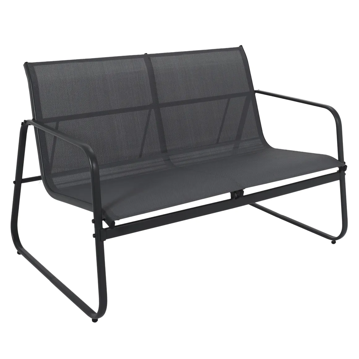 SALON JARDIN ESSENTIEL ANTHRACITE 4 PLACES