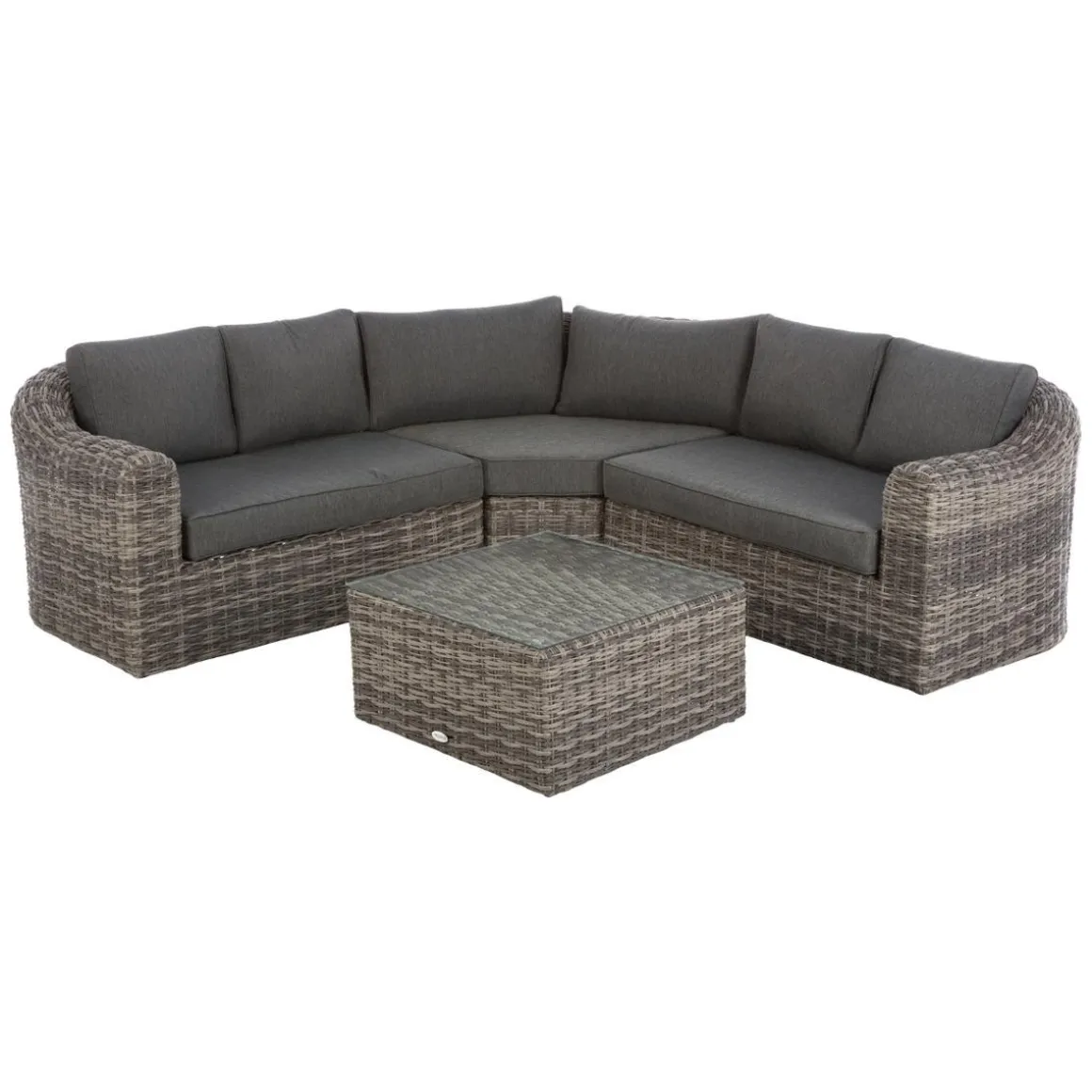 SALON MOOREA ANGLE TERRE D OMBRE 5 PLACES