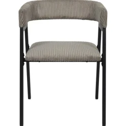 SCOTT FAUTEUIL DESIGN COTELE TAUPE