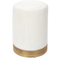 SCOTT POUF COTELE BEIGE