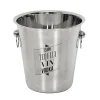 SEAU A CHAMPAGNE ACIER 22CM