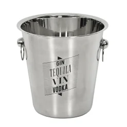 SEAU A CHAMPAGNE ACIER 22CM
