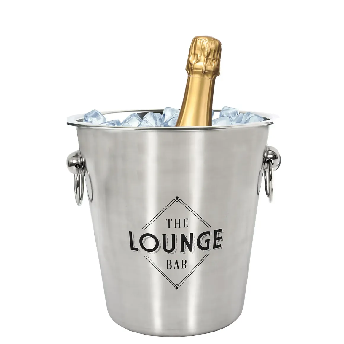 SEAU A CHAMPAGNE ACIER 22CM