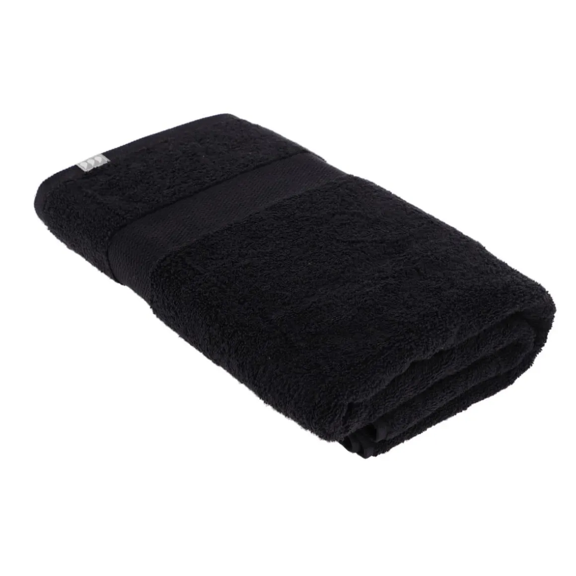 SERVIETTE BAIN 90X150CM COTON NOIR
