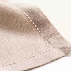 SERVIETTE DE TABLE X3 PCS 40X40CM COTON UNI CHARLINE LIN