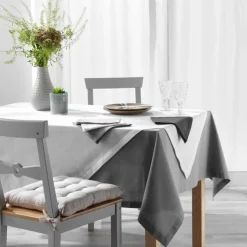 SERVIETTE DE TABLE X3 PCS 40X40CM COTON UNI CHARLINE LIN