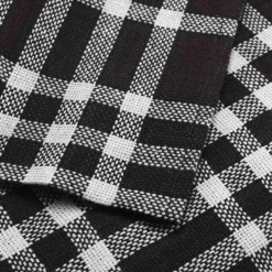 SERVIETTE TABLE X3 PCS 45X45CM COTON TISSE TRADITIO NOIR