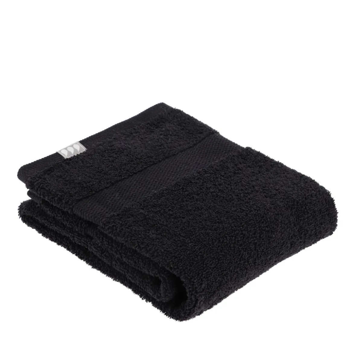 SERVIETTE TOILETTE 50X90CM COTON NOIR