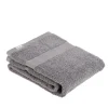 SERVIETTE TOILETTE 50X90CM COTON GRIS