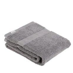 SERVIETTE TOILETTE 50X90CM COTON GRIS