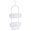 SERVITEUR METAL 2 PANIERS ET PORTE SAVON FILAIRE CHROME