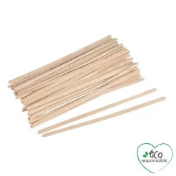 SET 50 AGITATEURS EN BOIS H.14CM
