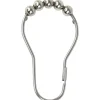 SET 12 ANNEAUX DE DOUCHE ACIER INOXYDABLE CHROME