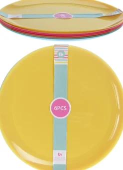 SET 6 ASSIETTES D.21CM