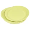 SET 20 ASSIETTES RONDES D.23CM TILLEUL