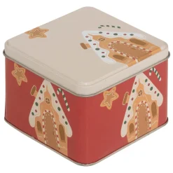 SET 3 BOITES METAL CARRE NOEL
