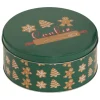 SET 3 BOITES METAL ROND NOEL