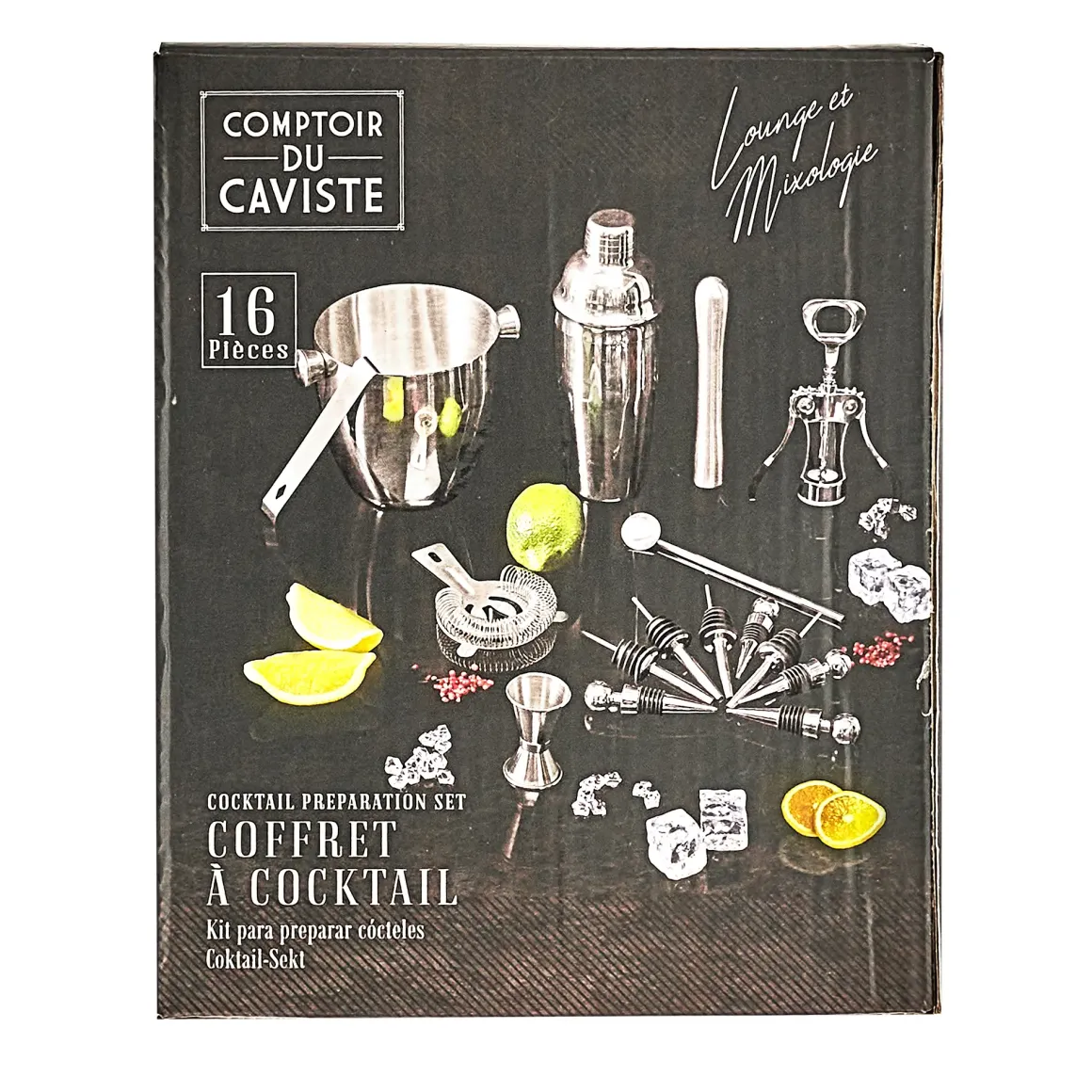 SET COCKTAIL 16 ACCESSOIRES