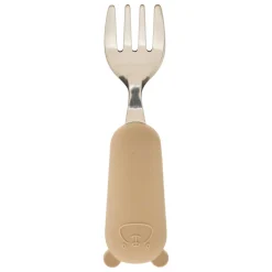 SET COUVERTS CUILLERE ET FOURCHETTE YUM BEIGE L.16.5CM